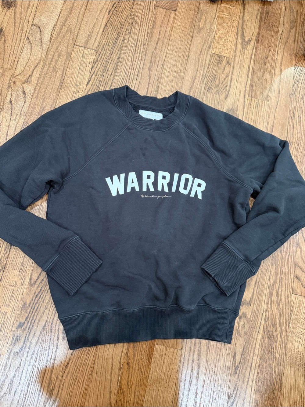 Spiritual Gangster Black WARRIOR Crewneck Sweatshirt